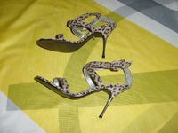 NEU Leo Party High Heels Sandaletten 10cm Stahl Stiletto Mules Bayern - Velburg Vorschau