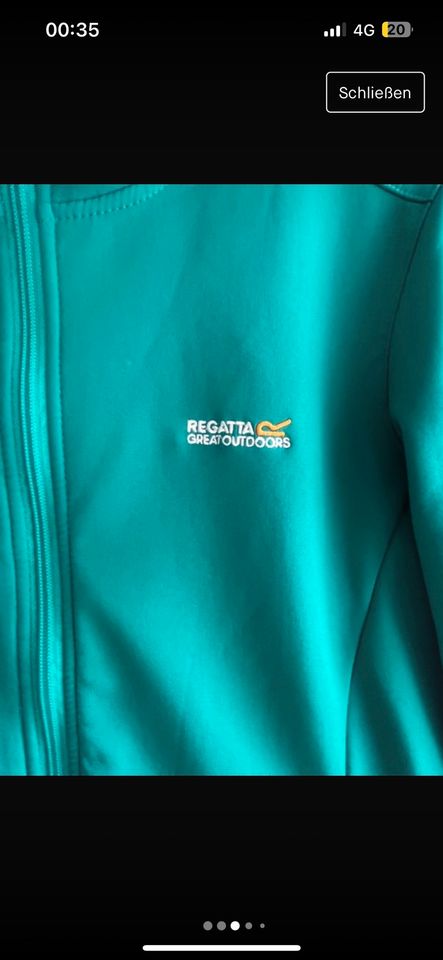 Regatta Softshelljacke Türkis Gr 36 in Hamburg