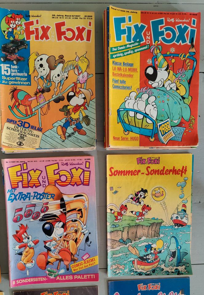 FIX und FOXI Comic Hefte 1976 bis 1991 Rolf Kauka Moewig Verlag in Lemgo