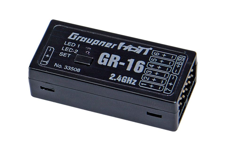 Graupner GR-16 HoTT - 2.4 GHz Empfänger 8 Kanäle in Bokel