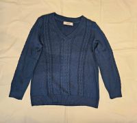 sheego Damen Strick-Pullover Gr. 44/46 blau Hessen - Wölfersheim Vorschau