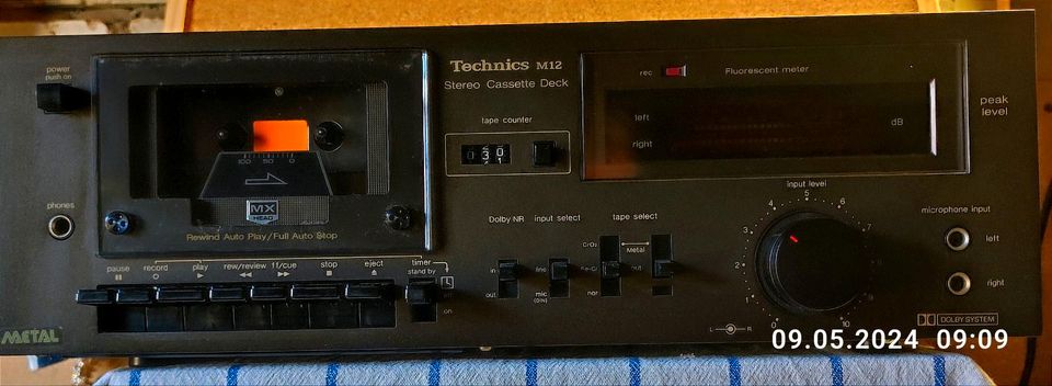 Technics RS-M12 Cassettendeck von 1980 wie neu in Nordhorn