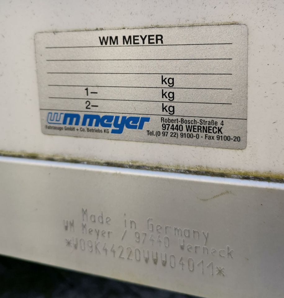 WM Meyer AZ25 Anhänger Kofferanhänger 2000 kg in Alsdorf