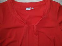 Business-Bluse Gr. 42 korallenrot mit Bindeband wie neu Bayern - Eckental  Vorschau