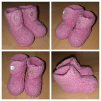 Babyschuhe Babypantoffeln Filzschuhe Filzpantoffeln Puschen Rosa Essen - Essen-Kray Vorschau