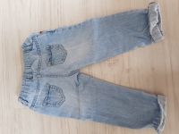 Jeans hellblau mit rosa Nähten Gr. 86 Schleswig-Holstein - Geschendorf Vorschau