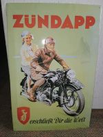 Blechschild Zündapp Oldtimer Motorrad Hessen - Witzenhausen Vorschau