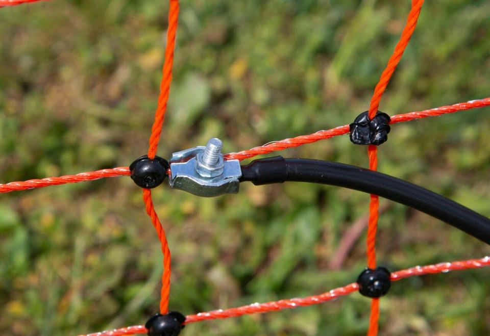 Geflügelnetz 106cm Höhe, elektrifizierbar, orange, PoultryNet in Treuenbrietzen