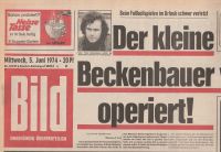 50. Geburtstag - Bild-Zeitung 5.6.1974 - UNGELESEN Nordrhein-Westfalen - Erftstadt Vorschau