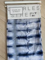 Gardinenschals,batikmuster, weiss-blau ,Schlaufen Voile,  Neu Dortmund - Brackel Vorschau