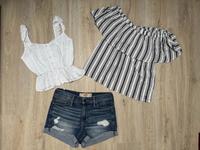 Kleiderpaket Damen 34 36 S XS hollister Jeans Bluse Baden-Württemberg - Aichtal Vorschau