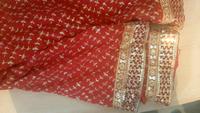 Indische Sari Rot mit Goldstickerei Hessen - Heidenrod Vorschau
