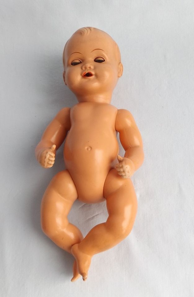 Uralte antike Baby Puppe Cellba Strampelchen Celluloid 30 cm in Freiburg im Breisgau
