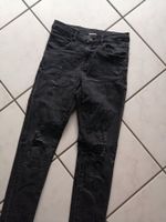 ZARA Mädchen Jeanshose Jeans schwarz 164 used Look stretch Baden-Württemberg - Durbach Vorschau