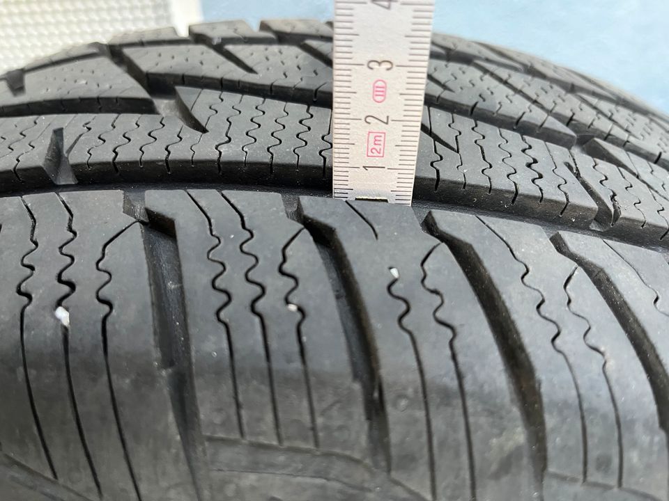 4x Fiat Winterreifen mit Stahlfelgen 195/65 R15 in Kriftel