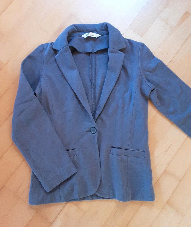 Jacke grau, Gr. 158, H&M in Nehren