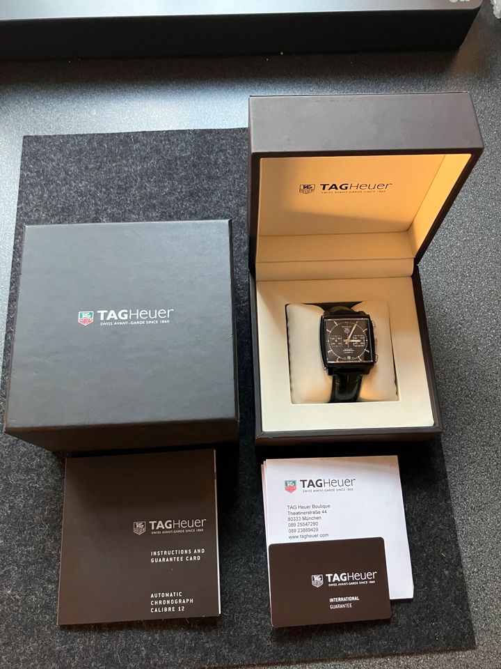 Tag Heuer Monaco Calibre 12 schwarz limitiert in München