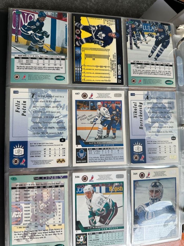 Hockey Trading Cards Upper Deck / Topps 1993/94 in Hanau