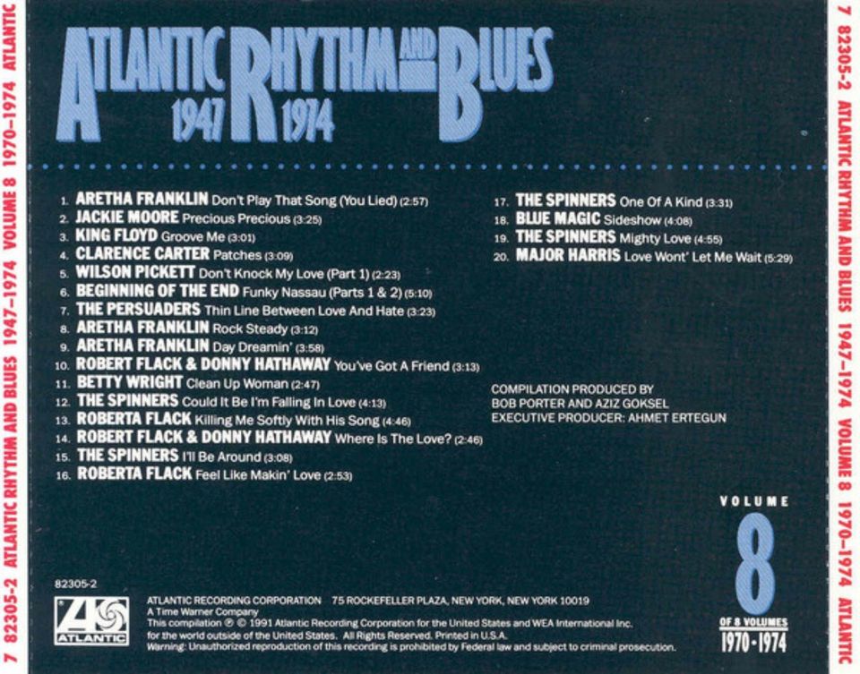 Atlantic Rhythm and Blues 1947-1974  8 CD-Box im LP-Format in Bremen