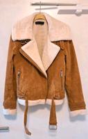 Damen Jacke ZARA Doubleface Pilotenjacke Shearling Lederjacke Sachsen-Anhalt - Aschersleben Vorschau