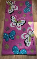 Teppich Kinderzimmer Mädchen 80x150cm, Muster Schmetterlinge Niedersachsen - Beesten Vorschau