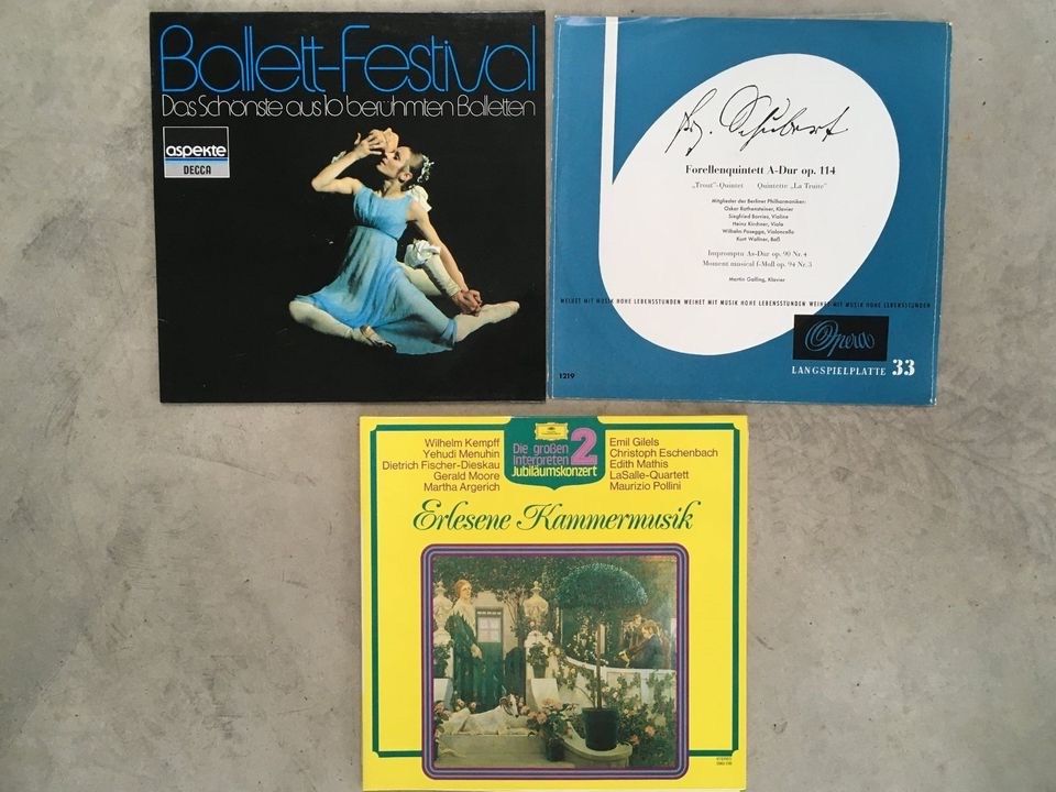 3 Schallplatten LPs Vinyls Ballett Festival Franz Schubert in Osloß