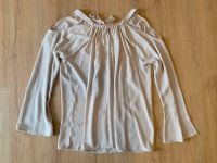 Schulterfreie lockere Chiffon Bluse beige S/M/L München - Ludwigsvorstadt-Isarvorstadt Vorschau