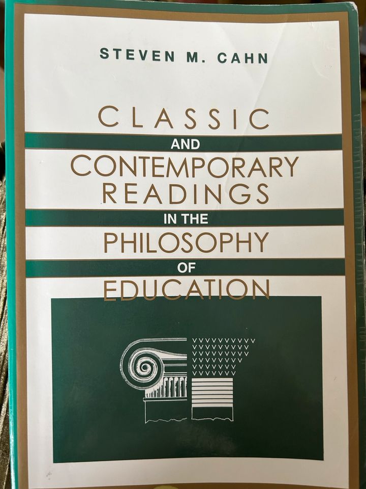 Philosophy of Education Classic and Contemporary in Köln