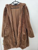 ZARA Kunstfellmantel in Braun München - Moosach Vorschau