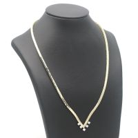 Collier 585 Gold Kette 14 Kt Bicolor Diamant 0,50 Ct juweliero.de Innenstadt - Köln Altstadt Vorschau