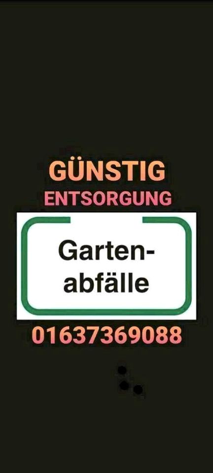 Grünschnitt Baumschnitt Gartenabfall Laub Entsorgung ■Günstig■ in Berlin