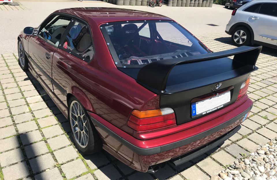 Carbon/CFK Heckspoiler FÜR BMW E36 Coupe Class 2 oder GT in Röhrmoos