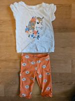 Tshirt mit Leggings 3/4 Gr. 92 Hessen - Wiesbaden Vorschau