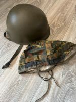 Bundeswehr Stahlhelm Gefechtshelm mit Überzug. Alter Helm Nordrhein-Westfalen - Vettweiß Vorschau