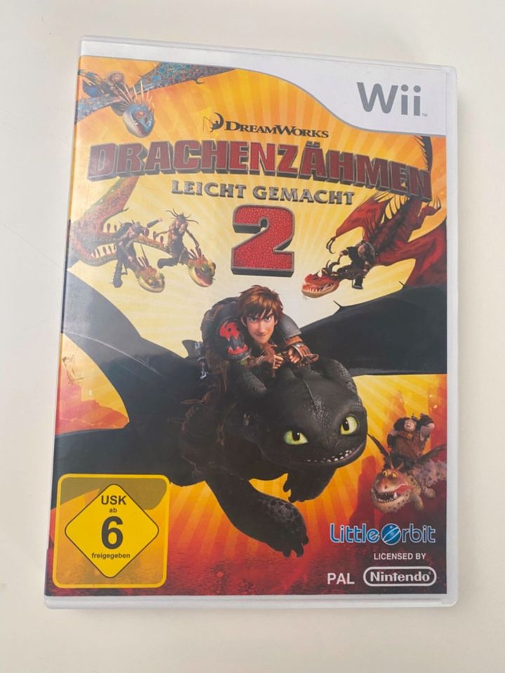 Nintendo Wii Spiel drachenzähmen leicht gemacht 2 in Kusterdingen