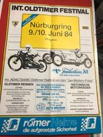 Poster Nürburgring Oldtimer Festival 1984 Nordrhein-Westfalen - Dinslaken Vorschau