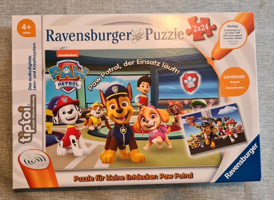 Ravensburger Tip toi Puzzle Paw patrol und Zoo in Calden