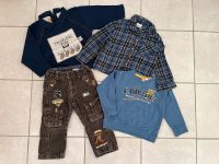 Disney Cordhose (Herbst) + 2 Sweatshirts + Hemd Größe 92 Frankfurt am Main - Bornheim Vorschau