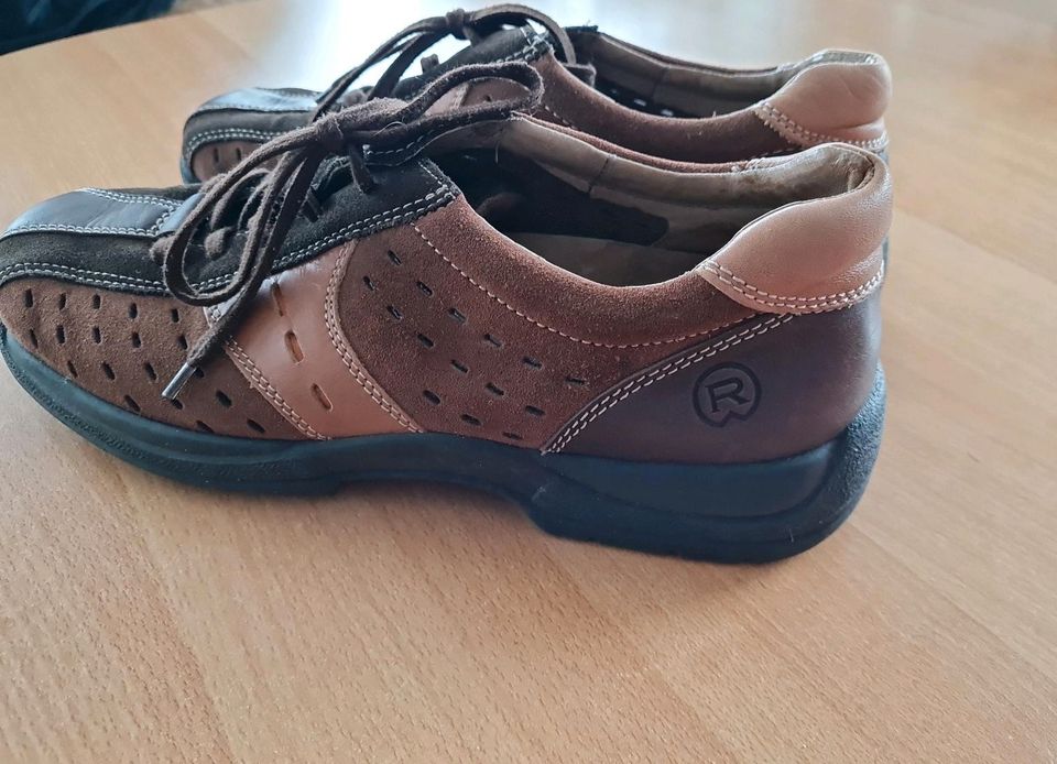 Herren Leder Schuhe gr.9,5 von ROHDE in Niedenstein