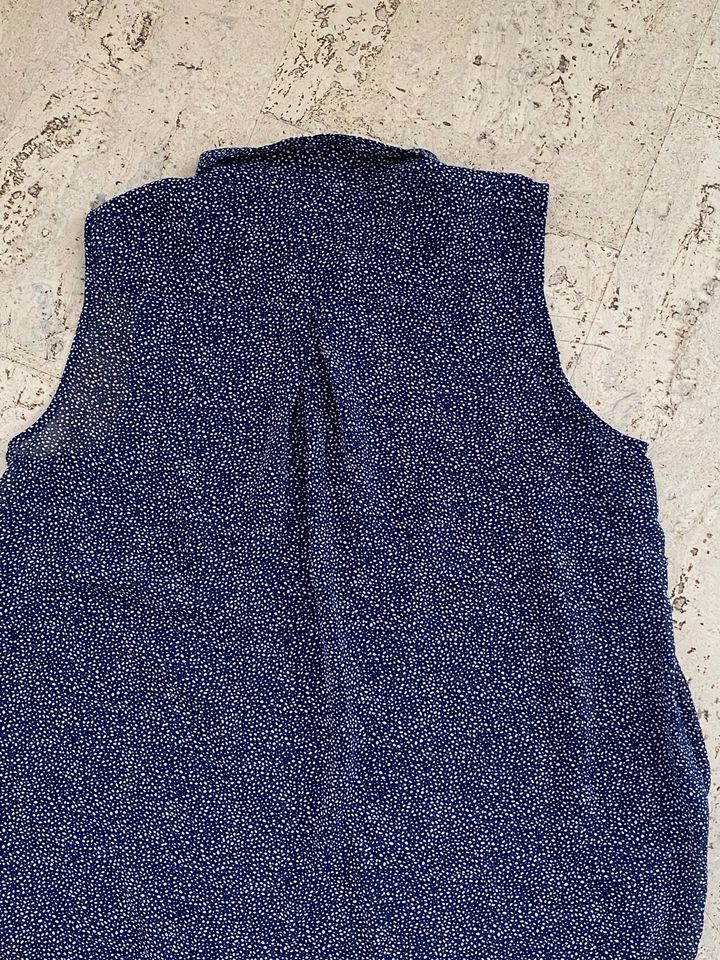 Bluse ohne Ärmel blau/weiß Gr.40, H&M, neuwertig-2€ in Leipzig