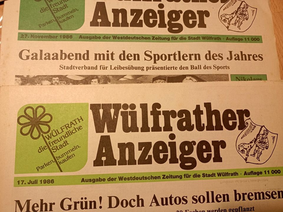 Wülfrather Anzeiger 1979-1986 28 Stück in Wülfrath
