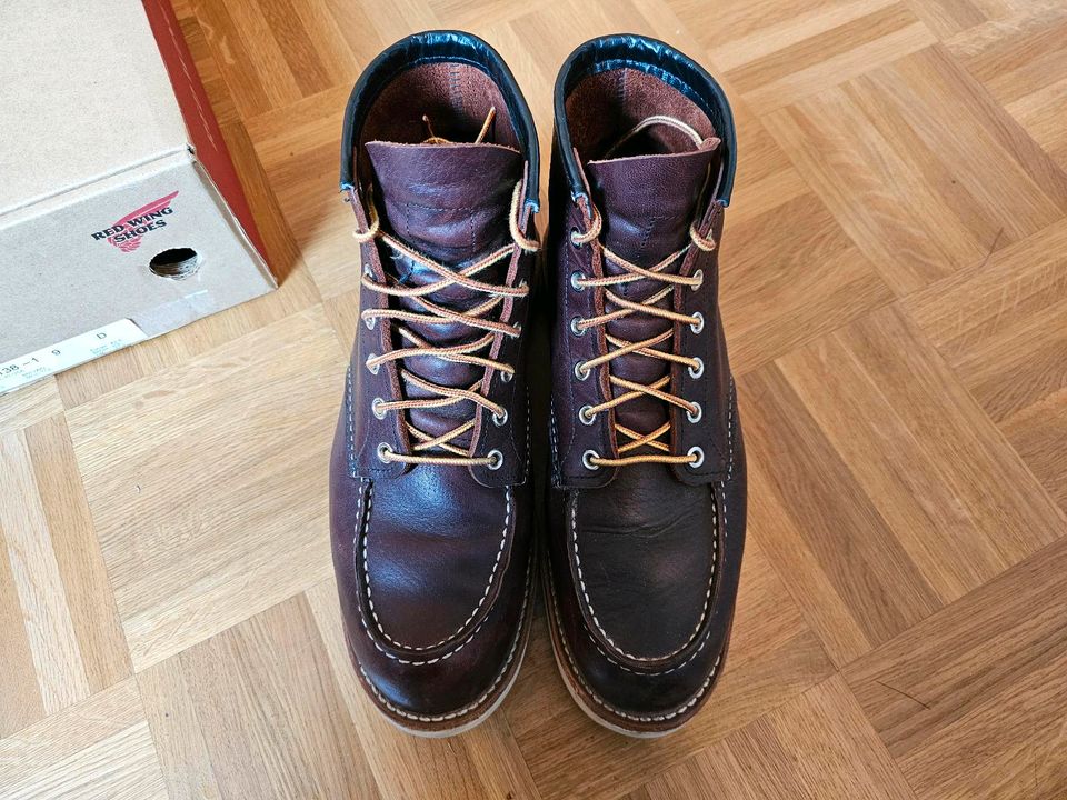 Red Wing 8138 Größe 42 US 9 moc toe kein iron ranger oil slick in Schöneck