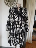 Tunika Kleid Lange Bluse Schwarz Creme von Object  Gr.42 Baden-Württemberg - Rheinau Vorschau