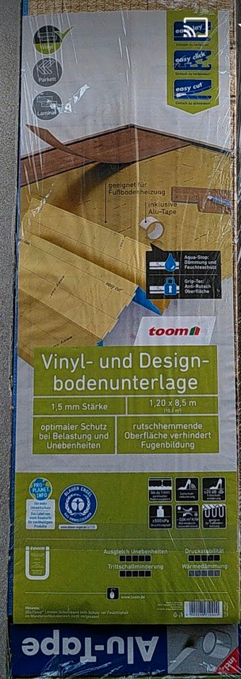 Rigid Vinylboden Klickvinyl + Vinylbodenunterlage in Schönbrunn