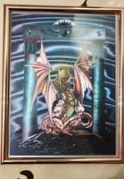 Fantasy Drachen Hologramm Bild Wandbild Sachsen-Anhalt - Salzwedel Vorschau