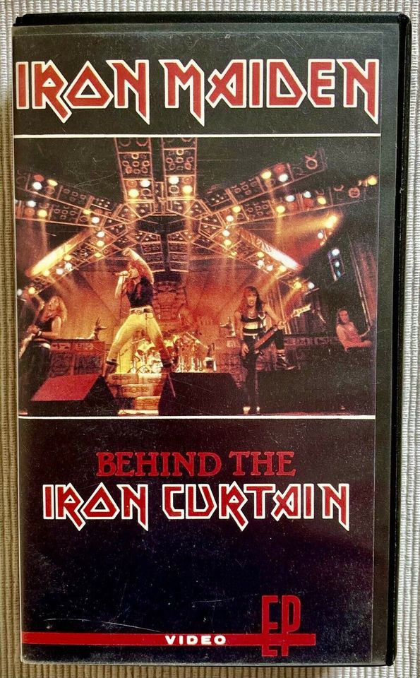 Alte VHS Video Kassette IRON MAIDEN Bhind The Iron Curtain 1984 in Bremen