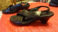Clarks   Leder -Sandalen mit Absatz   Dunkelbraun   Gr. 38 Rheinland-Pfalz - Mackenbach Vorschau