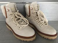 Tommy Hilfiger Schnürstiefeletten Größe 39 Beige Echtleder Nubuk Bayern - Naila Vorschau