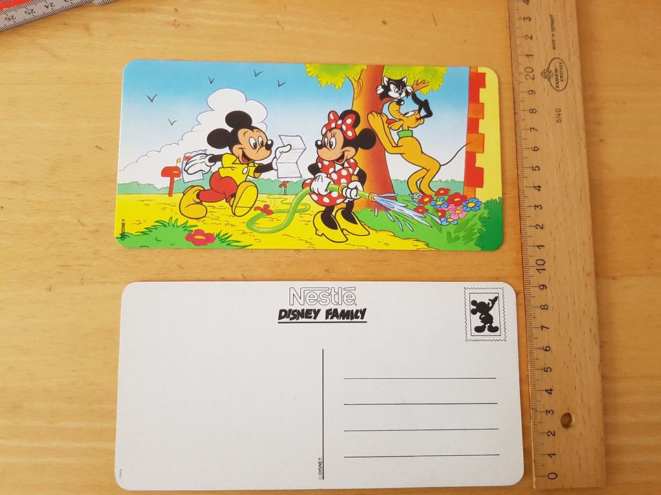 2 Postkarten Disney Nestle ca. 10 x 20 cm ,60er Jahre, wie neu in Aachen