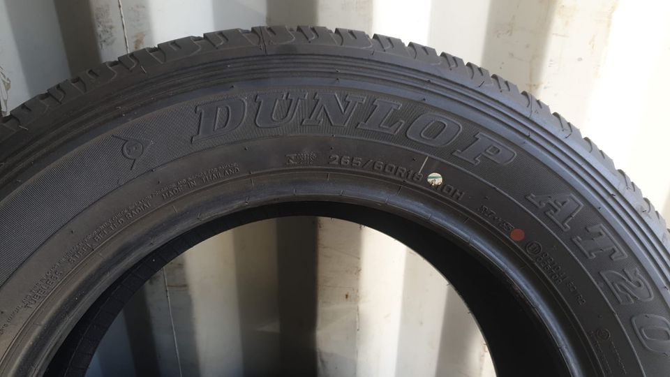 4x Neue Dunlop Reifen 265/60R18 110H in Wainsdorf